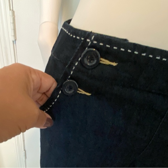 Cache Cropped Sailor Jeans - Picture 6 of 16